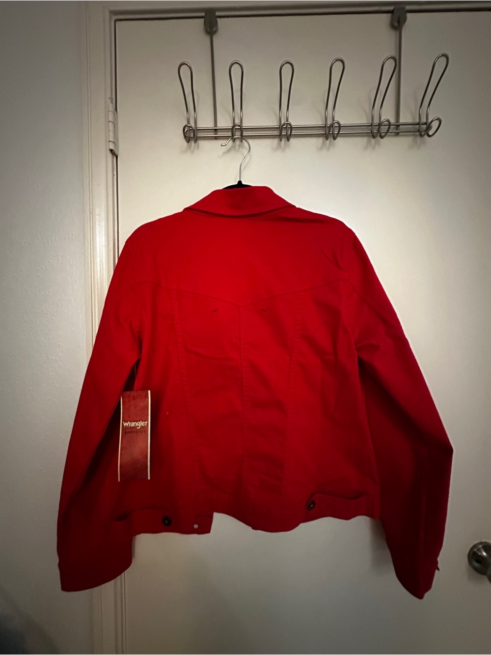 Red Button-Front Jacket - Picture 4 of 9
